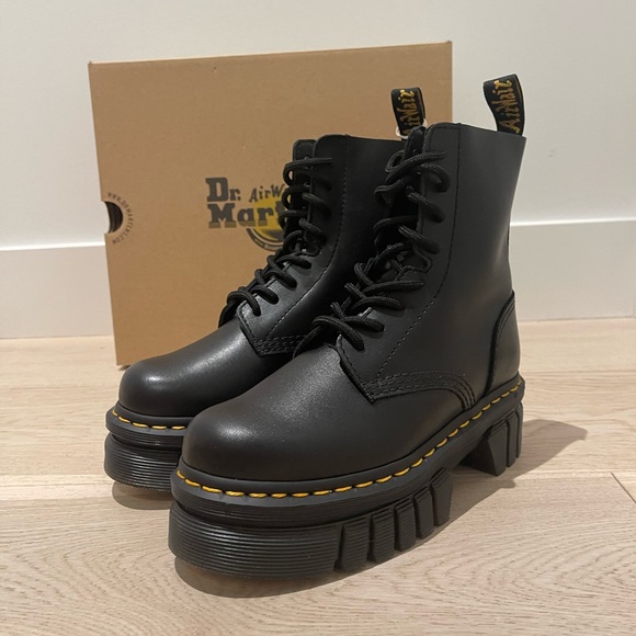 Dr. Martens Shoes - NEW IN BOX Dr.Martens Audrick 8 Eye Air Wair Lace Up Boots US 5 fits like US 6